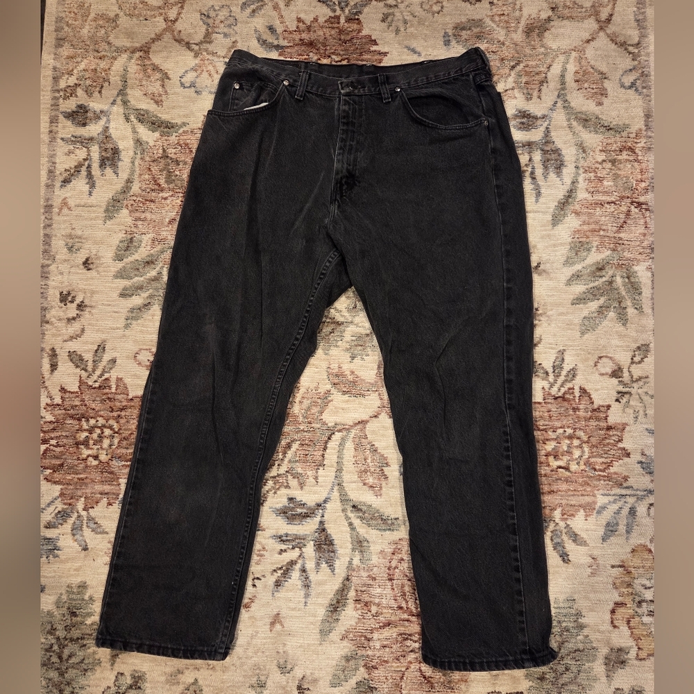 Wrangler Black Wash Denim Jeans